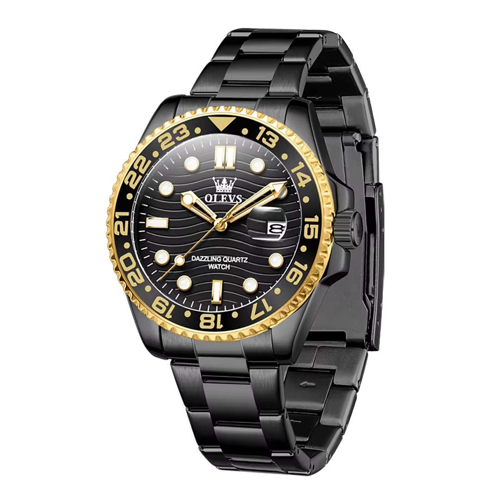 OLEVS Men's Watch - Black All