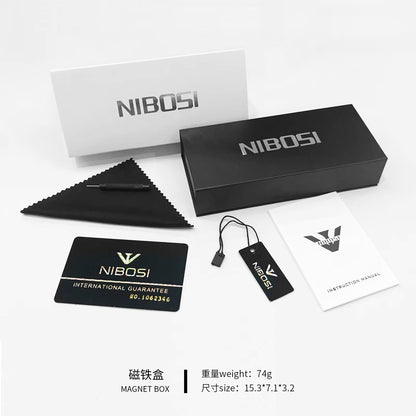 Nibosi PR Men's Watch - Gold Black